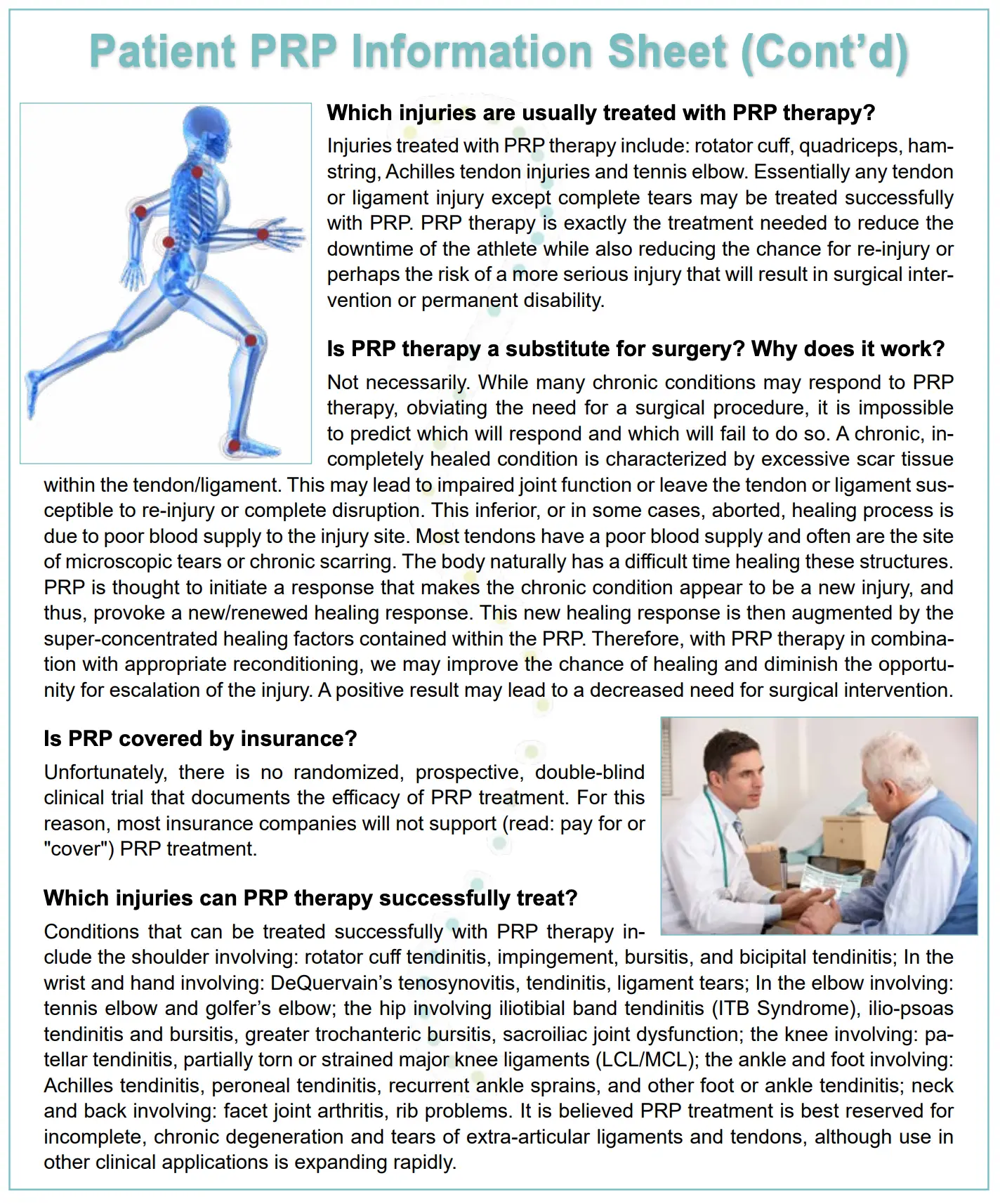 Patient PRP Information Sheet